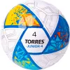 Мяч футб. TORRES Junior-4, F323804, р.4,глянц.ПУ, 4 сл, 32п, руч.сш, бел-жел-гол за 2&nbsp;070.60 ₽ купить в Томске