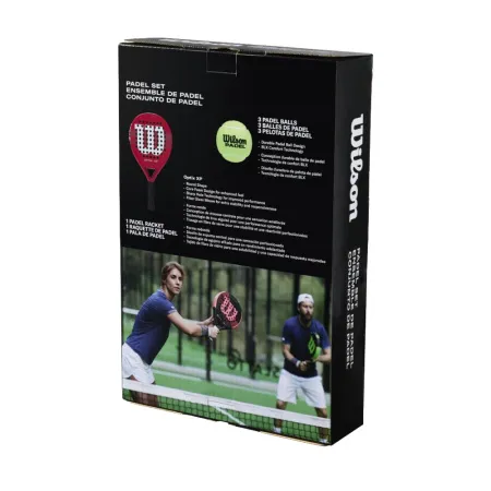 Набор для падела WILSON Optix XP Padel KIT, WR202110U2, ракетка + 3мяча, красный за 20&nbsp;362.60 ₽ купить в Томске