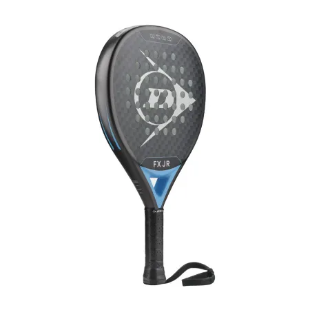 Ракетка для падела Dunlop FX Jr, 10370738, для юниоров, гибрид, графит, черно-голубой за 11&nbsp;019.40 ₽ купить в Томске