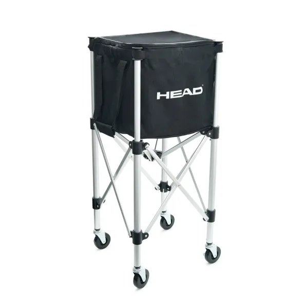 Корзина для теннисных мячей HEAD TT7003, на 125 мячей,с сумкой-переноской, складная, металл, черный за 6&nbsp;942.80 ₽ в Томске