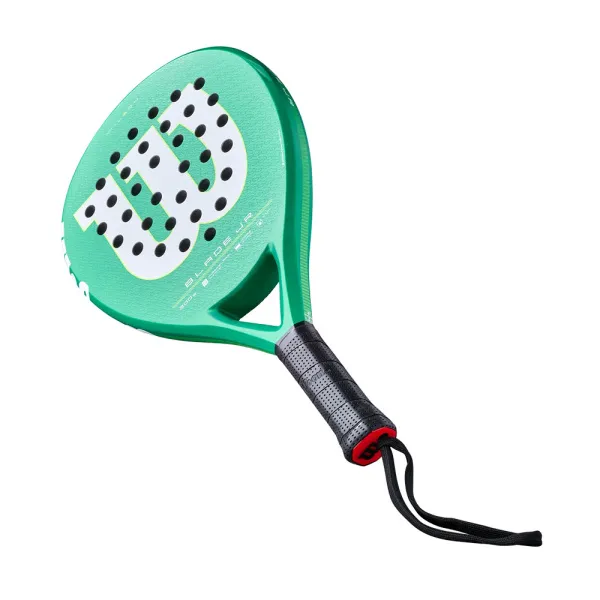 Ракетка для падела WILSON Blade Jr  V4 Padel, WR213811U0, для начин-х, стекловолокно, зеленый за 14&nbsp;934.50 ₽ в Томске