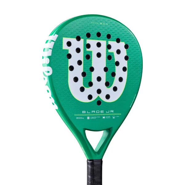 Ракетка для падела WILSON Blade Jr  V4 Padel, WR213811U0, для начин-х, стекловолокно, зеленый за 14&nbsp;934.50 ₽ в Томске