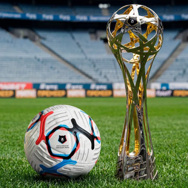 Мяч футб. KELME Russian Premier League, 7601QU5216-100, р.5, FIFA Pro, 10п, ПУ, термосш, бел-син-кр за 10&nbsp;672.60 ₽ в Томске
