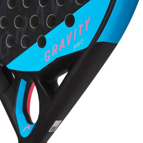 Ракетка для падела HEAD Gravity Pro 2022, 228162,для продв.игр., карбон, стекловолокно,черн-сине-роз за 16&nbsp;138.10 ₽ в Томске