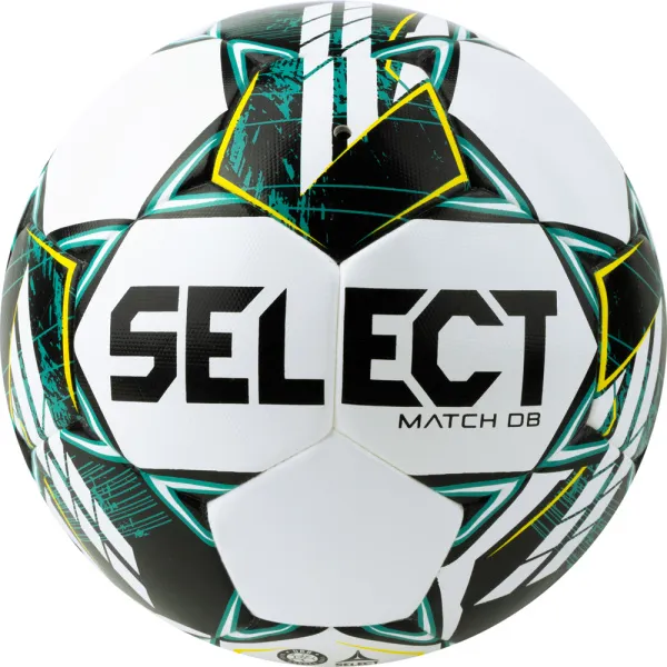 Мяч футб. SELECT Match DВ V23, 0575360004,р.5, FIFA Basic, 32п, ПУ, гибр.сш., бело-зелено-черн за 5&nbsp;875.20 ₽ в Томске