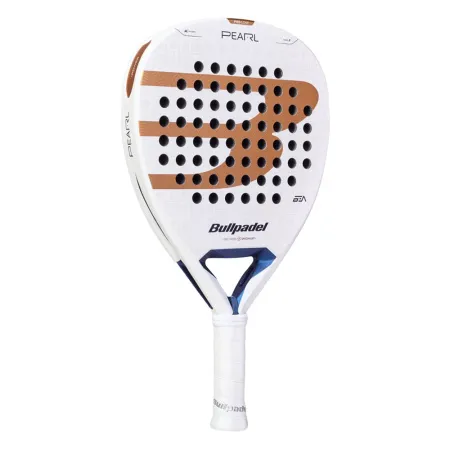 Ракетка для падела BULLPADEL Pearl 27, 497249, для проф-в, стекловолокно,карбон, бело-золотистый за 44&nbsp;319 ₽ купить в Томске