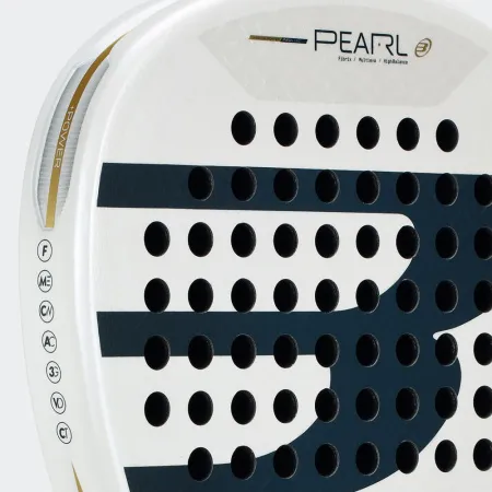 Ракетка для падела BULLPADEL Pearl 26, 493804, для профессионалов, карбон, бело-серый за 35&nbsp;929.50 ₽ купить в Томске