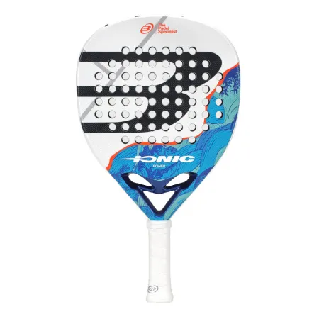 Ракетка для падела BULLPADEL Ionic Power 26, 494411, для продв. игроков, стекловолокно, сине-белый за 28&nbsp;944.20 ₽ купить в Томске