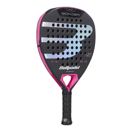 Ракетка для падела BULLPADEL Wonder 27, 497250, для продв.игроков, стекловолокно, карбон, черно-роз за 42&nbsp;969.20 ₽ купить в Томске