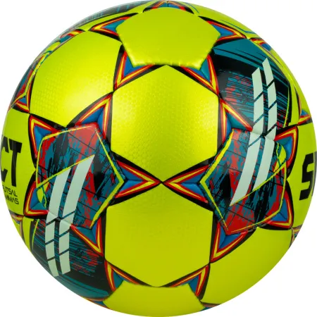 Мяч футзал. SELECT Futsal Mimas, 1053460550, р.4,FIFA Basic, 32 пан, гл.ПУ, руч.сш, жел-сине-красный за 6&nbsp;303.60 ₽ купить в Томске