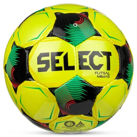 Мяч футзал. SELECT Futsal Mimas V26, 1053471007, р.4,FIFA Basic, 32п, ПУ, руч.сш, желто-зелено-черн. за 6&nbsp;113.20 ₽ купить в Томске