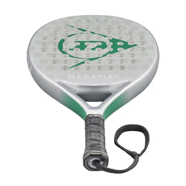 Ракетка для падела Dunlop Megamax Silver, 10370741, для начинающих, графит, серебристый за 11&nbsp;740.20 ₽ в Томске