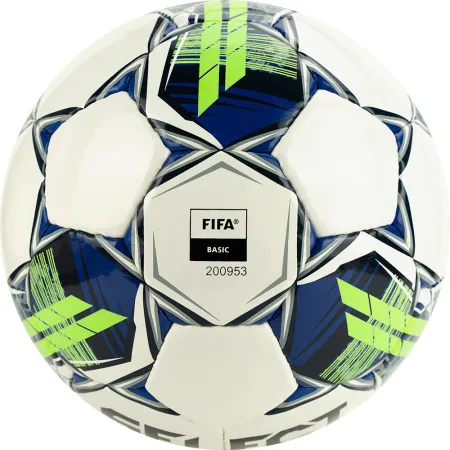 Мяч футзал. SELECT Futsal Master Shiny V22, 1043460004, р.4, Basic,32п, гл.ПУ, руч.сш,бел-син-зел за 7&nbsp;539.50 ₽ купить в Томске