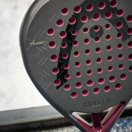 Ракетка для падела HEAD Coello Pro 2026, 225036, для профессионалов, карбон, коричнево-бордовый за 33&nbsp;619.20 ₽ купить в Томске