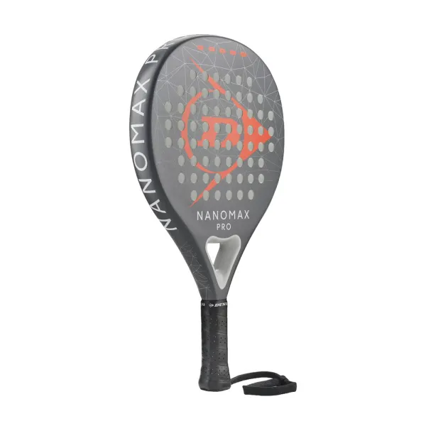 Ракетка для падела Dunlop Nanomax Pro, 10370739, для профессионалов, карбон,серо-оранжевый за 17&nbsp;248.20 ₽ в Томске