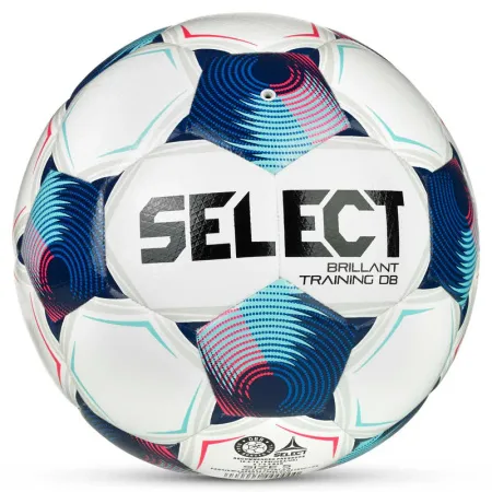 Мяч футб. SELECT Brillant Training DB V25, 0864171002, р.4, 32п, ТПУ, гибр.сш, бело-синий за 4&nbsp;936.80 ₽ купить в Томске