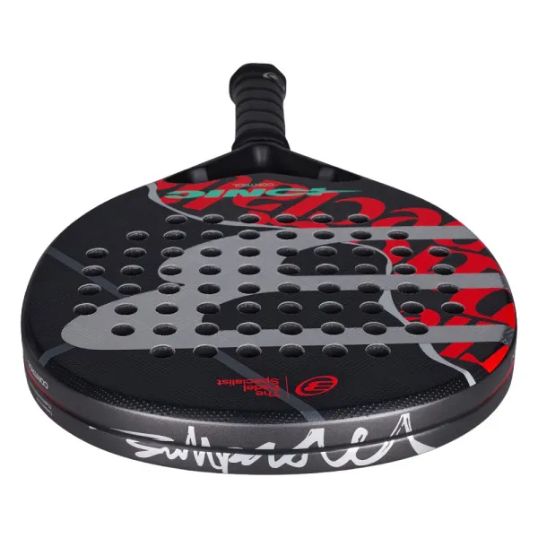 Ракетка для падела BULLPADEL Ionic Control 26, 494412, для продв. игроков, карбон, черно-красный за 33&nbsp;734.80 ₽ в Томске