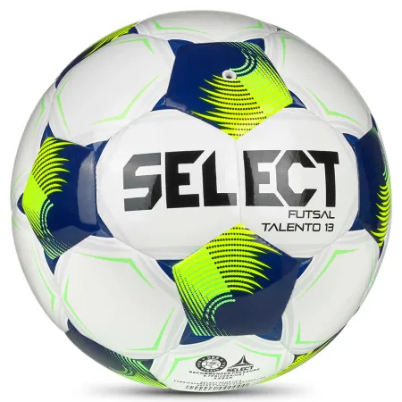Мяч футзал. SELECT Futsal Talento 13 V26, 1062471015, р.3, 32п, ТПУ, гибр.сш, бело-сине-желтый за 4&nbsp;355.40 ₽ купить в Томске
