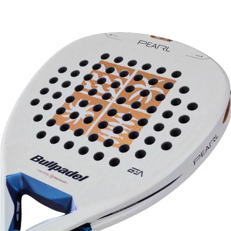 Ракетка для падела BULLPADEL Pearl 27, 497249, для проф-в, стекловолокно,карбон, бело-золотистый за 44&nbsp;319 ₽ купить в Томске
