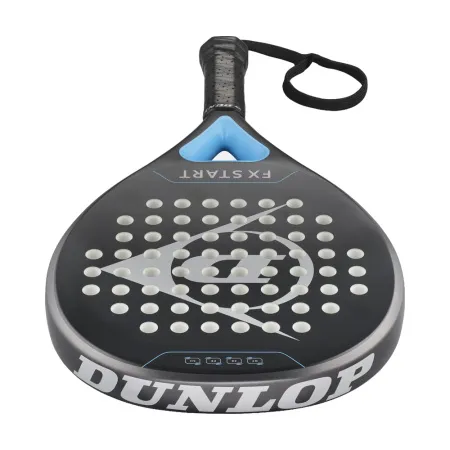 Ракетка для падела Dunlop FX Start, 10370737, для начинающих, гибрид, графит, черно-синий за 13&nbsp;175 ₽ купить в Томске