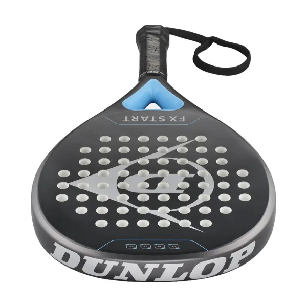 Ракетка для падела Dunlop FX Start, 10370737, для начинающих, гибрид, графит, черно-синий за 13&nbsp;175 ₽ в Томске
