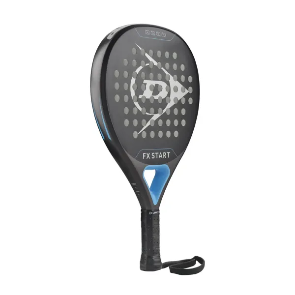 Ракетка для падела Dunlop FX Start, 10370737, для начинающих, гибрид, графит, черно-синий за 13&nbsp;175 ₽ в Томске