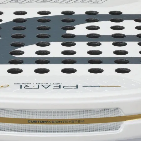 Ракетка для падела BULLPADEL Pearl 26, 493804, для профессионалов, карбон, бело-серый за 35&nbsp;929.50 ₽ купить в Томске