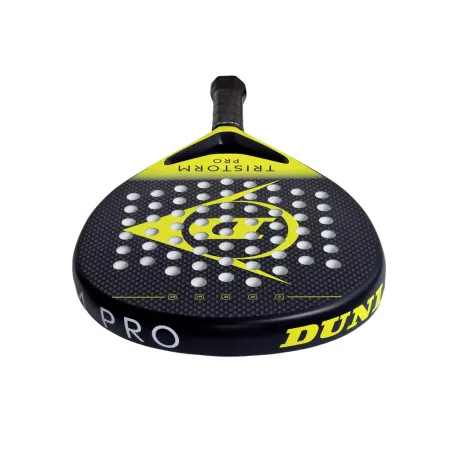 Ракетка для падела Dunlop Tristorm Pro, 10359946, для опытных игроков, графит, черно-желтый за 19&nbsp;643.50 ₽ купить в Томске