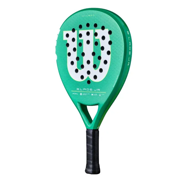 Ракетка для падела WILSON Blade Jr  V4 Padel, WR213811U0, для начин-х, стекловолокно, зеленый за 14&nbsp;934.50 ₽ в Томске
