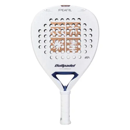 Ракетка для падела BULLPADEL Pearl 27, 497249, для проф-в, стекловолокно,карбон, бело-золотистый за 44&nbsp;319 ₽ купить в Томске