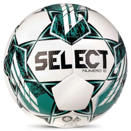 Мяч футб. SELECT NUMERO 10 V23, 0575060004, р.5, FIFA Basic, 32п, ПУ, руч. сш, бело-бирюзовый за 8&nbsp;051.20 ₽ купить в Томске