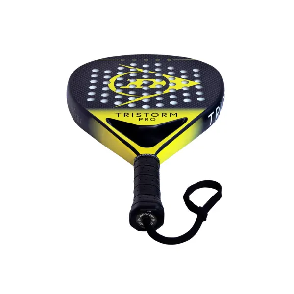 Ракетка для падела Dunlop Tristorm Pro, 10359946, для опытных игроков, графит, черно-желтый за 19&nbsp;643.50 ₽ в Томске