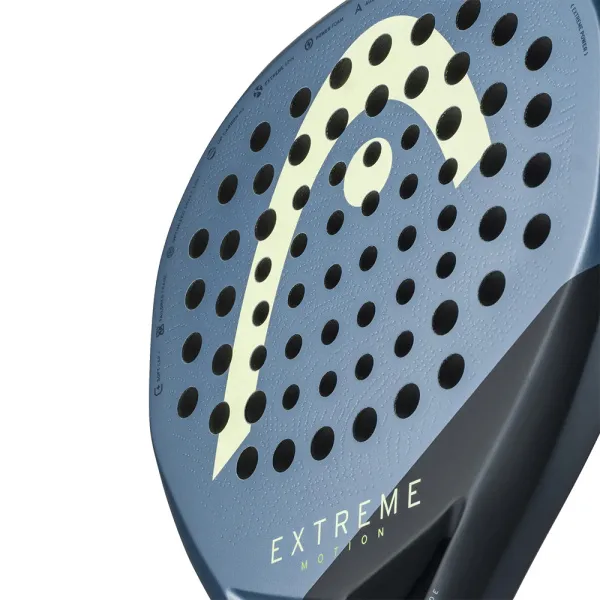 Ракетка для падела HEAD Extreme Motion, 223135, для профессионалов, углеродное волокно, темно-синий за 26&nbsp;894 ₽ в Томске