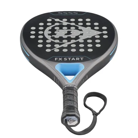 Ракетка для падела Dunlop FX Start, 10370737, для начинающих, гибрид, графит, черно-синий за 13&nbsp;175 ₽ купить в Томске